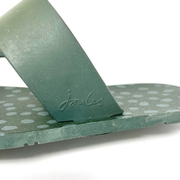 Joules Ara Green Rubber Sandals Size 7/38 - Picture 8 of 10